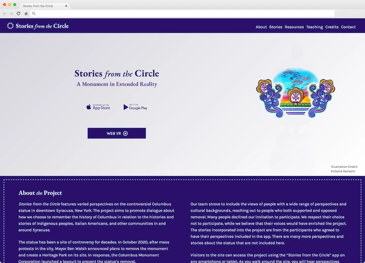 screen capture of page