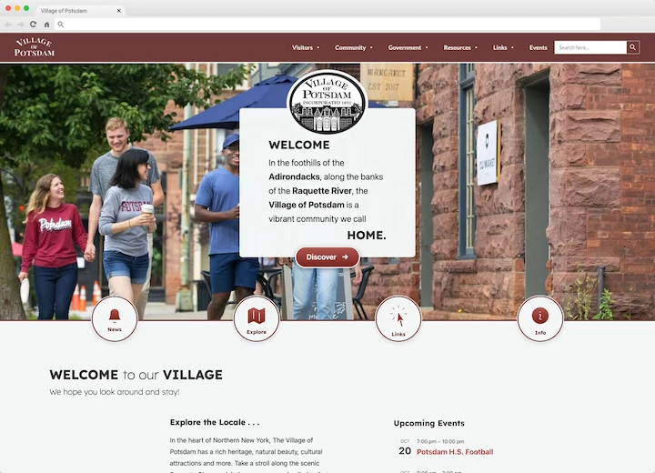 screen capture of page