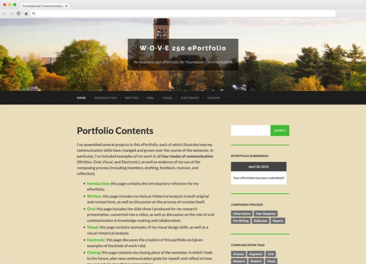 screen capture of page