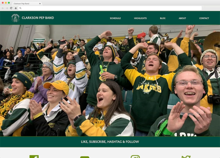 screen capture of page