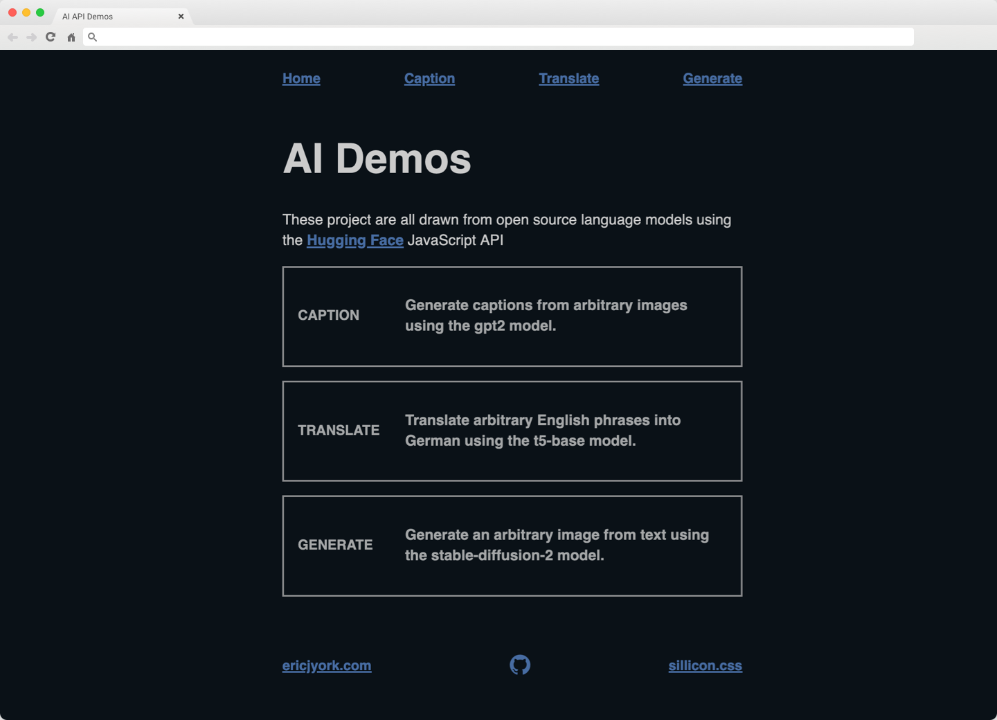 screen capture of page