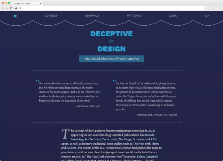 screen capture of page