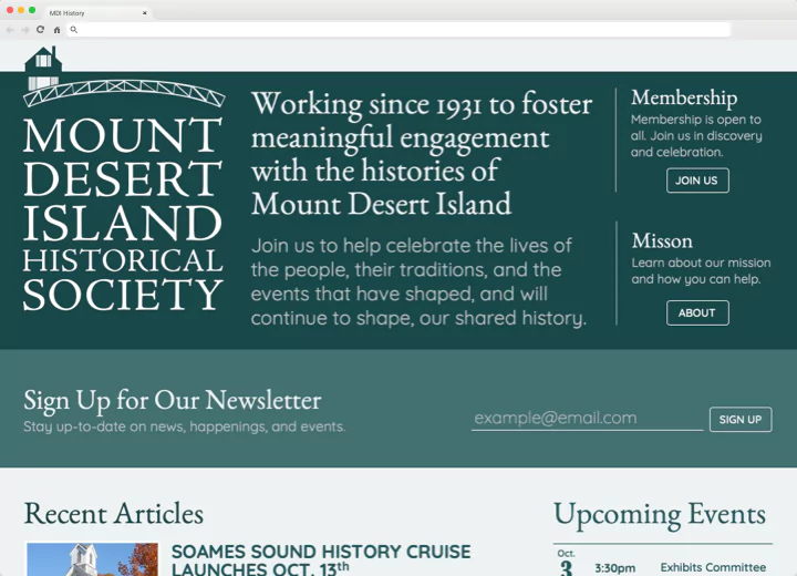 screen capture of page